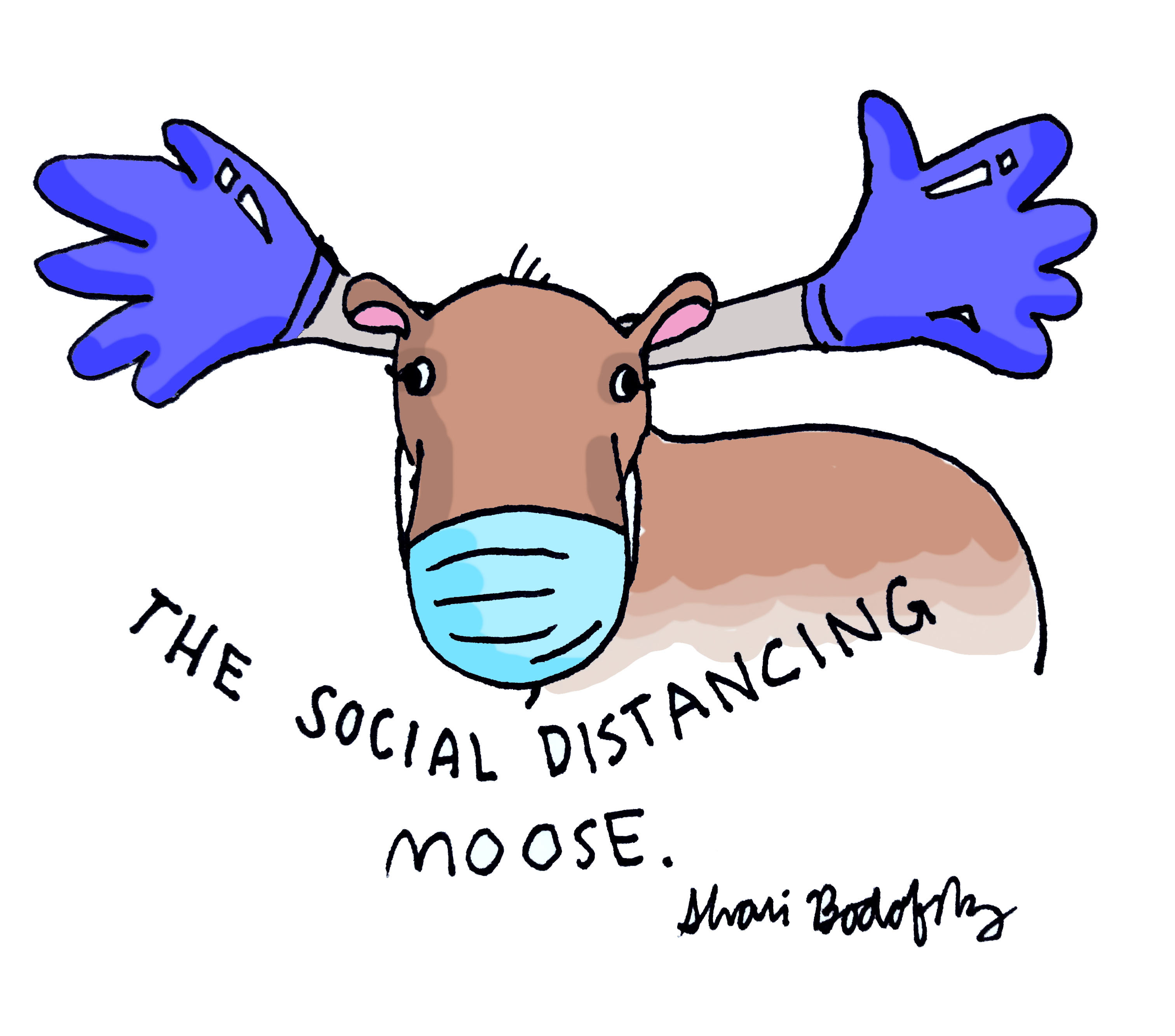 the social distancing moose